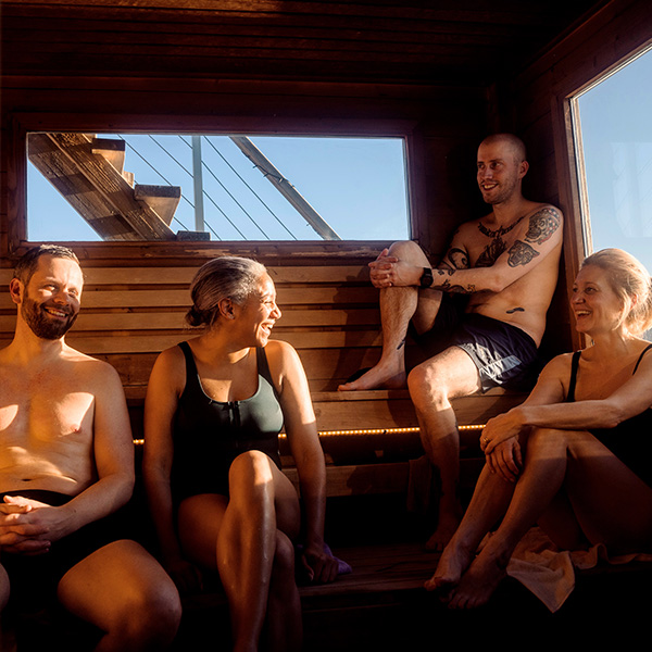 Bedriftskok sauna badstu i oslo mennesker i badstuen